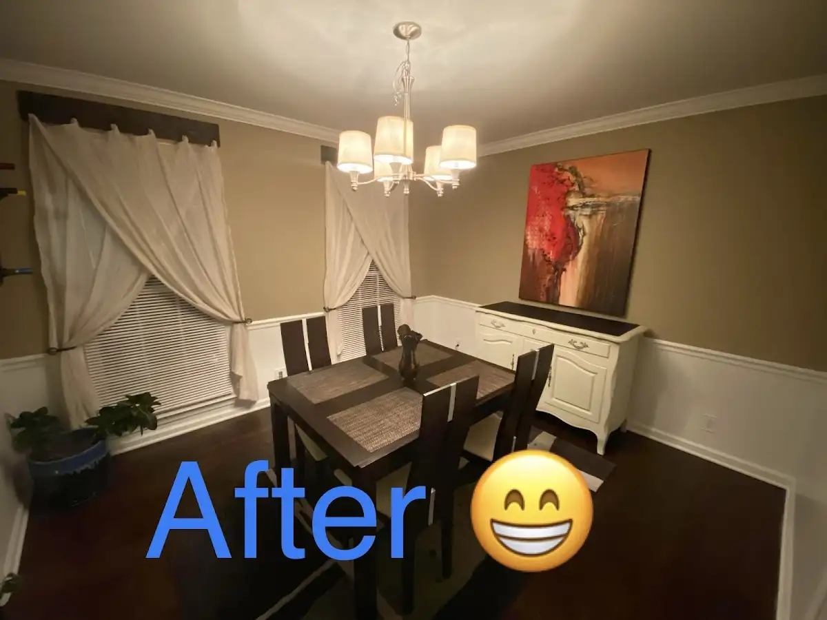 Professional dining room restoration after water damage in Dexter