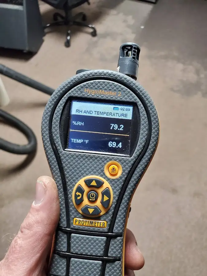 Moisture meter humidity assessment for Fire & Smoke Damage Restoration in Dexter
